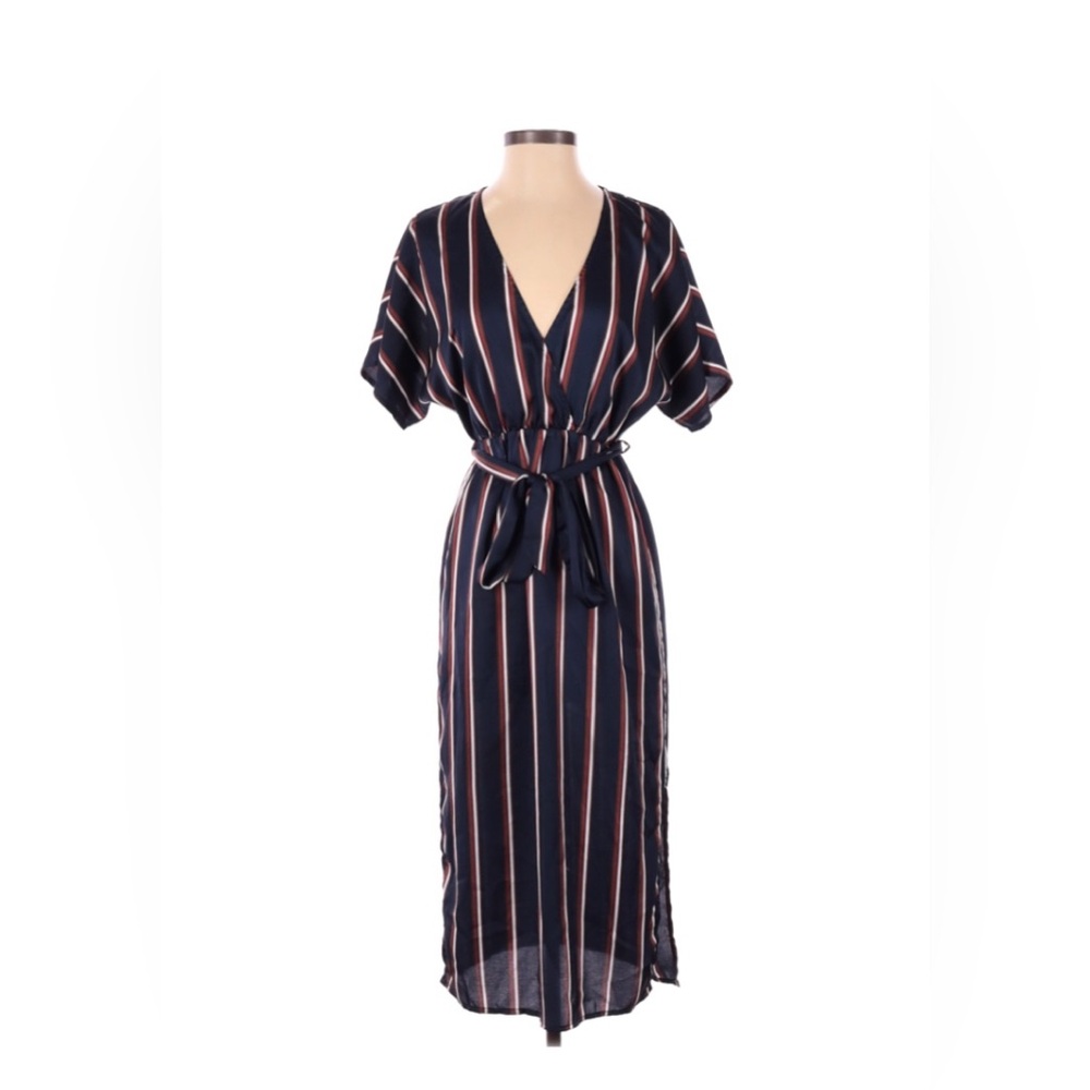 Urban Outfitters Navy Striped Dress